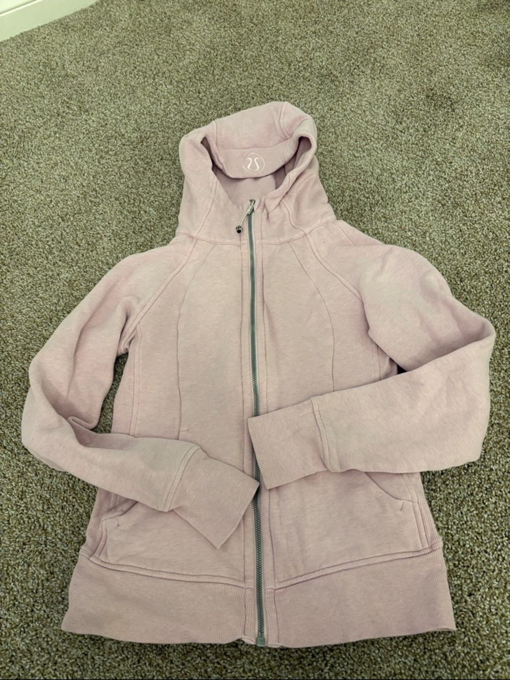lululemon athletica Dusty Pink Scuba Hoodie